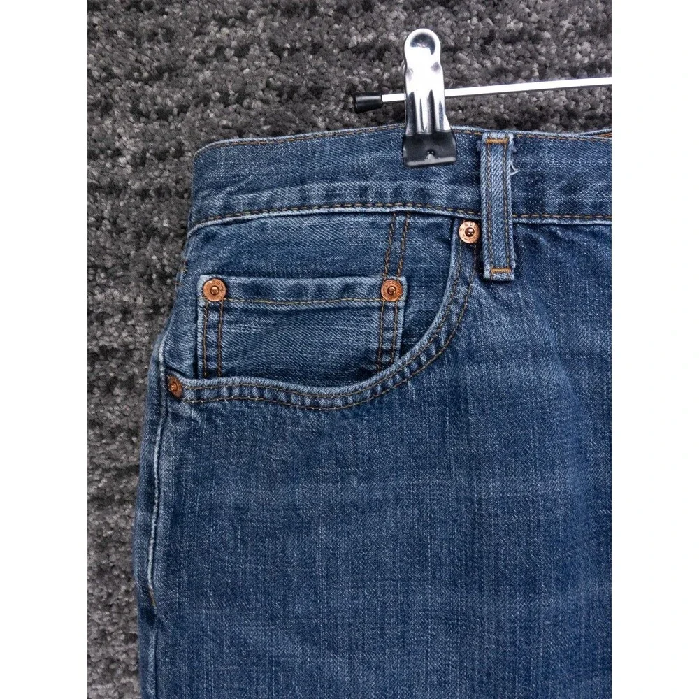Levis 559 Jeans Mens 36x32 Actual 35x30 Blue Relaxed Straight 100% Cotton Denim